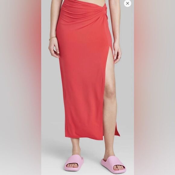 High Rise Midi skirt - Picture 1 of 5